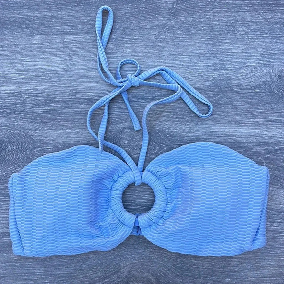 RVCA Daybreak Bandeau Bikini Top & Daybreak French Bikini Bottoms, iris - Picture 4 of 16